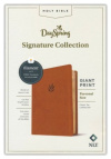 NLT Personal Size Giant Print Bible, Filament Enabled Edition - Tan